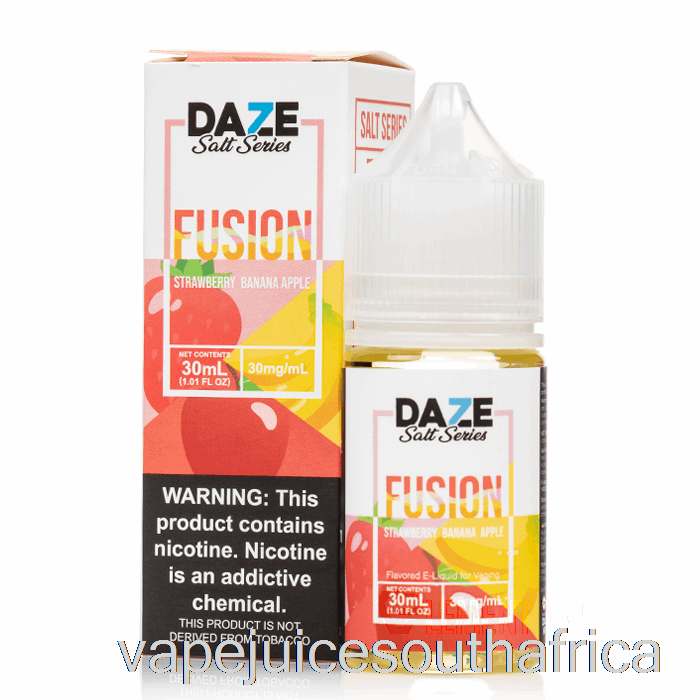 Vape Juice South Africa Strawberry Banana Apple - 7 Daze Salts - 30Ml 30Mg